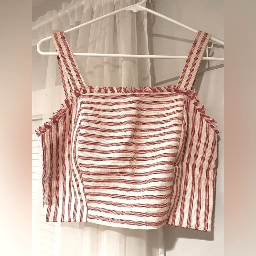 AQUA Canvas Retro Style Top